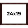 PosterPalooza | Distressed Brown Picture Frame - UV Acrylic, Backing Board, Hanging Hardware Included - 2 of 4