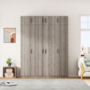 NicBex 80.80"H Armoire Wardrobe Closet Storage Cabinet with 4 Doors & Shelves & Drawer for Bedroom - 2 of 4