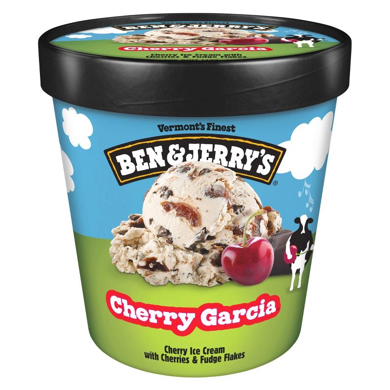 Ben & Jerry's Cherry Garcia Ice Cream - 16oz, 3 of 8