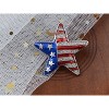 Anna-Kaci Crystal Rhinestone 4th of July American USA Flag Patriotic Pin Brooch - 3 of 4