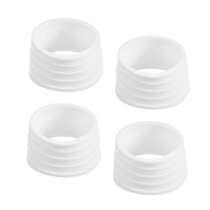 Unique Bargains Silicone Non-Slip Wear-Resistant Tennis Badminton Racket Handle Grip Rings 4 Pcs - 1 of 4