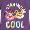 Girls' - Paw Patrol - Staying Cool Fitted Short Sleeve Graphic T-Shirt - 2 of 4