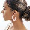 SHINE by Sterling Forever Resin Hex Hoops - 2 of 2