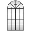 vidaXL Wall Mirror Black 23.6 in.x43.3 in. Arch Iron - 3 of 4
