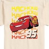 Men's - Cars - Lightning McQueen Kachow Stacked 95 Short Sleeve Graphic T-Shirt - 2 of 4