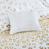 Gracie Mills Amos Gold Leopard Metallic Duvet Cover Set - 4 of 4