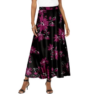Roaman's Ultrasmooth Fabric Maxi Skirt - 1 of 4