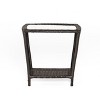 Sapphtopaz Modern Outdoor End Table Outdoor Side Table, Patio Table Small Table for Backyard, Balcony, Porch - 2 of 4