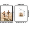 Americanflat 16x20 Picture Frame with Polished Plexiglass - Use as 6x8 Frame with Mat or Display 16x20 Photo Without Mat - Black - 2 of 4