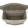 Rubbermaid Plastic Double Walled Horizontal Outdoor Storage Shed, Sand/Brown - 4 of 4