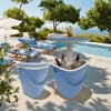 Maggift Ice Buckets, Design Fashion Insulated Ice Bucket with a Sealed Cover, Cooler Fast, for Outoor, Beach Use, Blue, 14.69"*14.25"*14.69" - 3 of 4