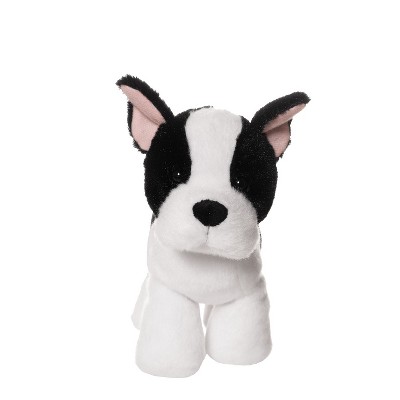 black stuffed animal dog