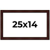 PosterPalooza | Distressed Brown Picture Frame - UV Acrylic, Backing Board, Hanging Hardware Included - 2 of 4