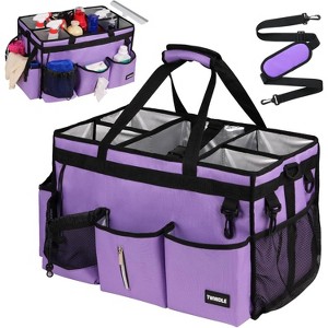 Extra-Large Cleaning Caddy with Adjustable Waist Belt, Detachable Divider and Support Board for Cleaners and Housekeepers - 1 of 4