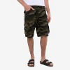 X RAY Men's Belted 12.5" Inseam Cargo Shorts,Camo Shorts(plus size shorts in available) - 4 of 4