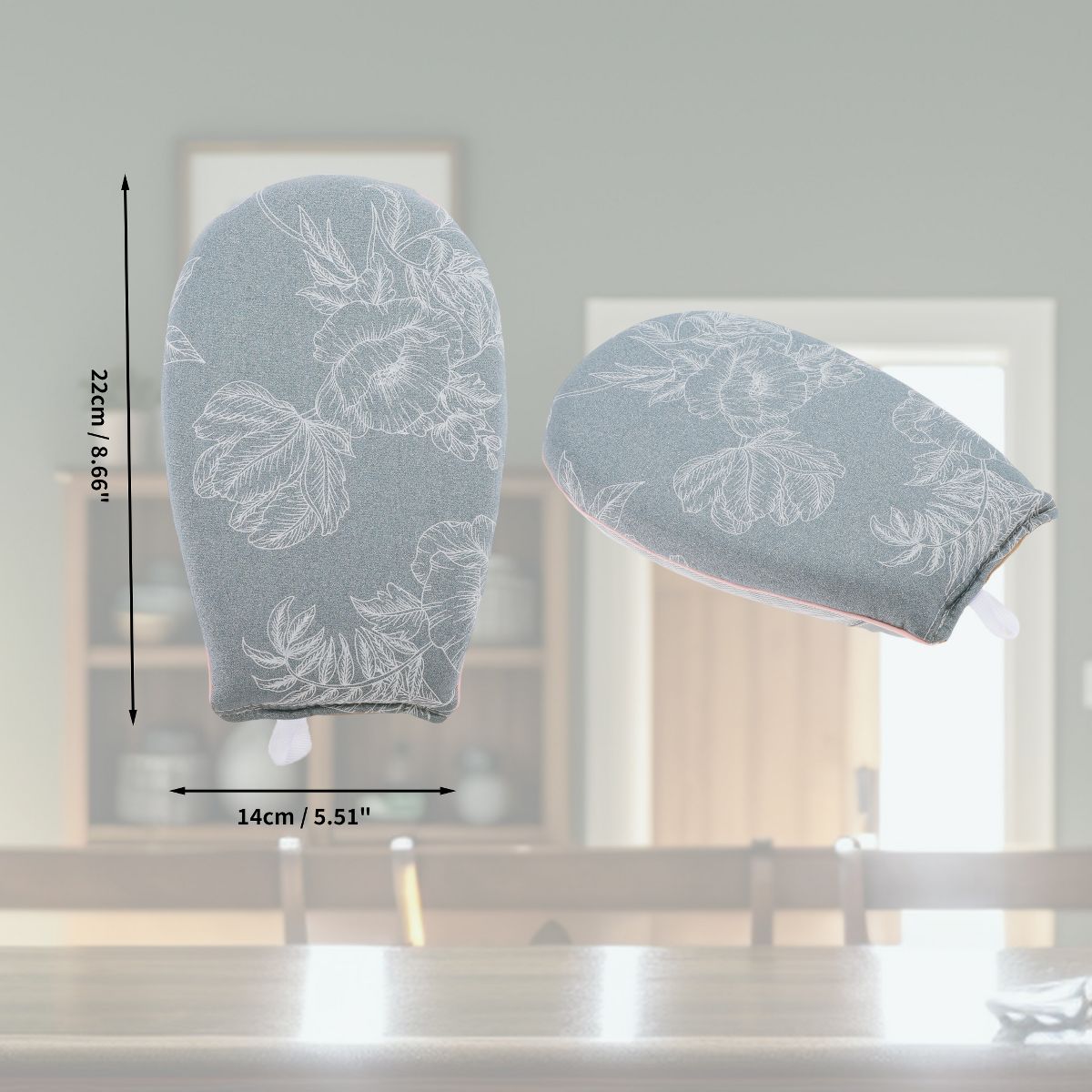 Unique Bargains Round Garment Steamer Ironing Gloves 1 Pc - thumbnail 2