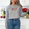 Simply Sage Market Women's Graphic Sweatshirt Embroidered Jolly -Red Ink - 2 of 3