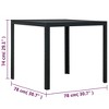 vidaXL Coffee Table Black 30.7 - 2 of 2