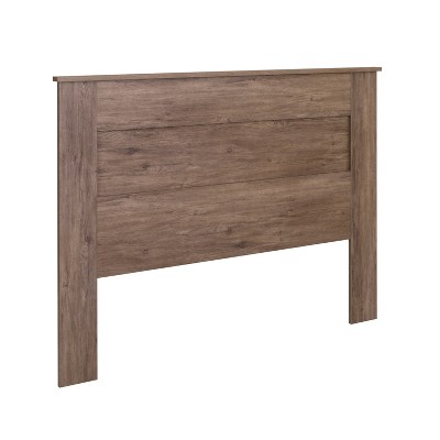 Drifted Gray Queen Wooden Flat Panel Headboard