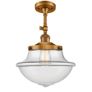 Oxford - 1 Light Adjustable Semi-Flush Mount In Traditional Style-15.5 Inches Tall and 11.75 Inches Wide - 1 of 1