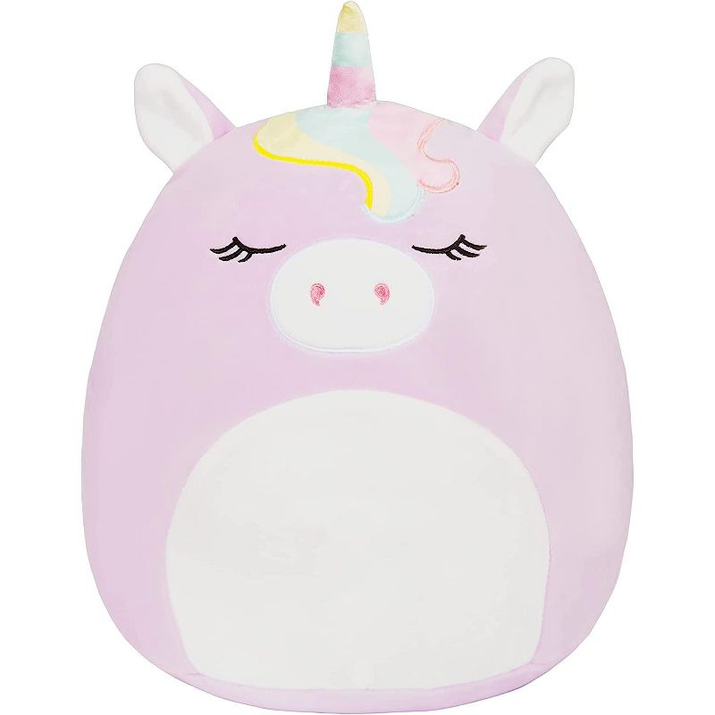 Squishmallow Large 16" Silvia The Purple Unicorn - Official Kellytoy Plush - Soft and Squishy Unicorn Stuffed Animal Toy - Great Gift for Kids, 1 of 4
