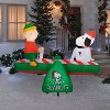5 Ft. Airblown® Inflatable Peanuts® Christmas Snoopy & Charlie Brown Teeter Totter Outdoor Yard Decoration - 2 of 2