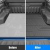Truck Bed Mat, Truck Bed Liner - All Weather TPE Non-Slip Black for Tundra SR5 2022-2024 Vehicle Bed Cover - 2 of 4
