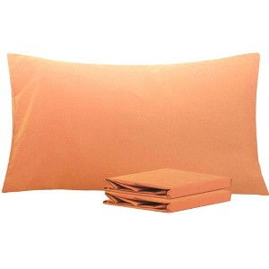 Brushed Microfiber Pillowcases, Super Soft Pillowcases with Envelope Closure - NTBAY - 1 of 4