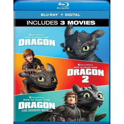 How To Train Your Dragon 3-movie Collection (blu-ray + Digital) : Target