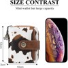 FATMOON  Women’s RFID Blocking Leather Wallet - Genuine Leather Small Bifold with Zipper Pocket & ID Window for Daily Use,Travel,Gift - 3 of 4