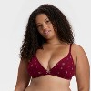 Women's Pointelle Triangle Bralette - Wild Fable™ - 4 of 4