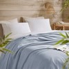 Luxury Bamboo Cotton Blanket – Oversized, Breathable, Jacquard Weave for All-Season, Eco-Friendly Comfort - 2 of 4