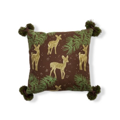 TAG Wilde Pine Deer Pillow