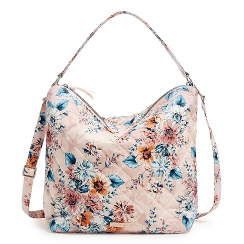 Vera Bradley Women's Performance Twill Oversized Hobo Shoulder Bag Blossom Bouquet : Target