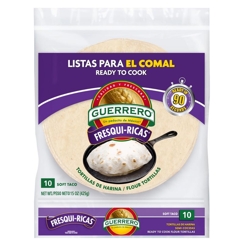 Guerrero Fresqui-Ricas Flour Tortillas - 15oz/10ct, 1 of 9