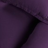 Flannel Cotton Modern Solid Fuzzy Duvet Cover Set With Pillow Shams by Blue Nile Mills - 3 of 4