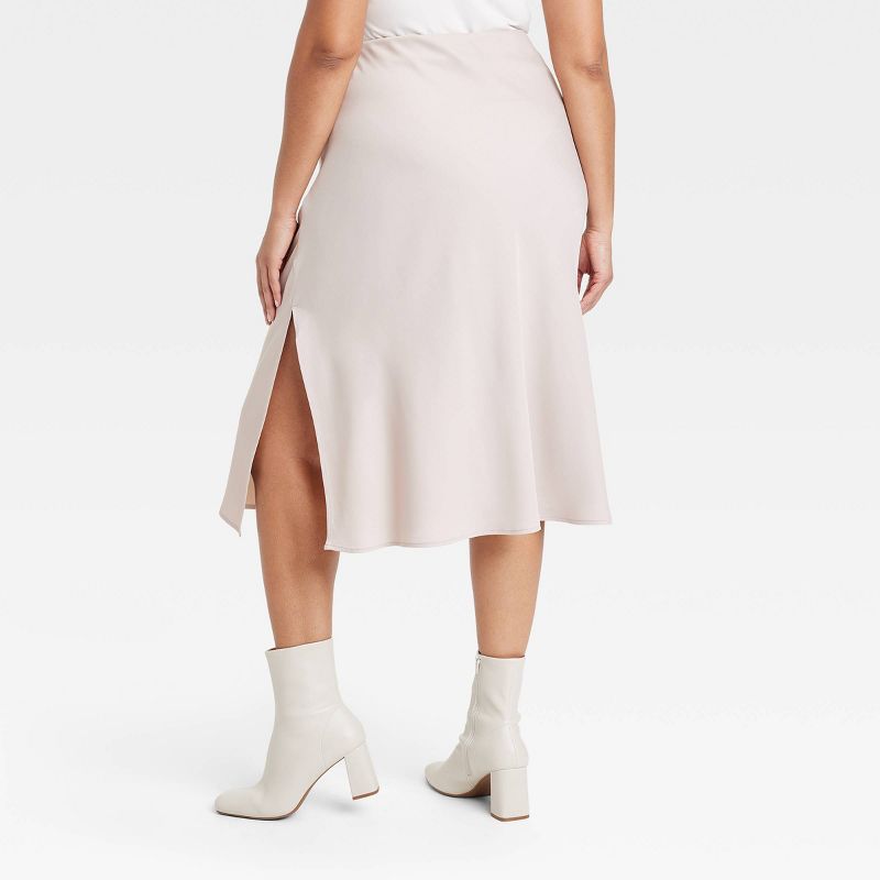 Women's A-Line Midi Slip Skirt - A New Day™, 3 of 10