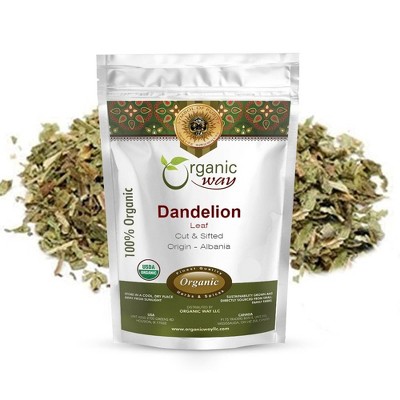 Organic Way Dandelion Leaf Cut & Sifted 4 Oz