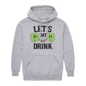 Men's - Instant Message - Lets Day Drink Graphic Fleece Pullover Hoodie - 1 of 4