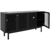 Piran 4 Door 2 Shelf Media Stand - MED9611 - Safavieh - 3 of 4