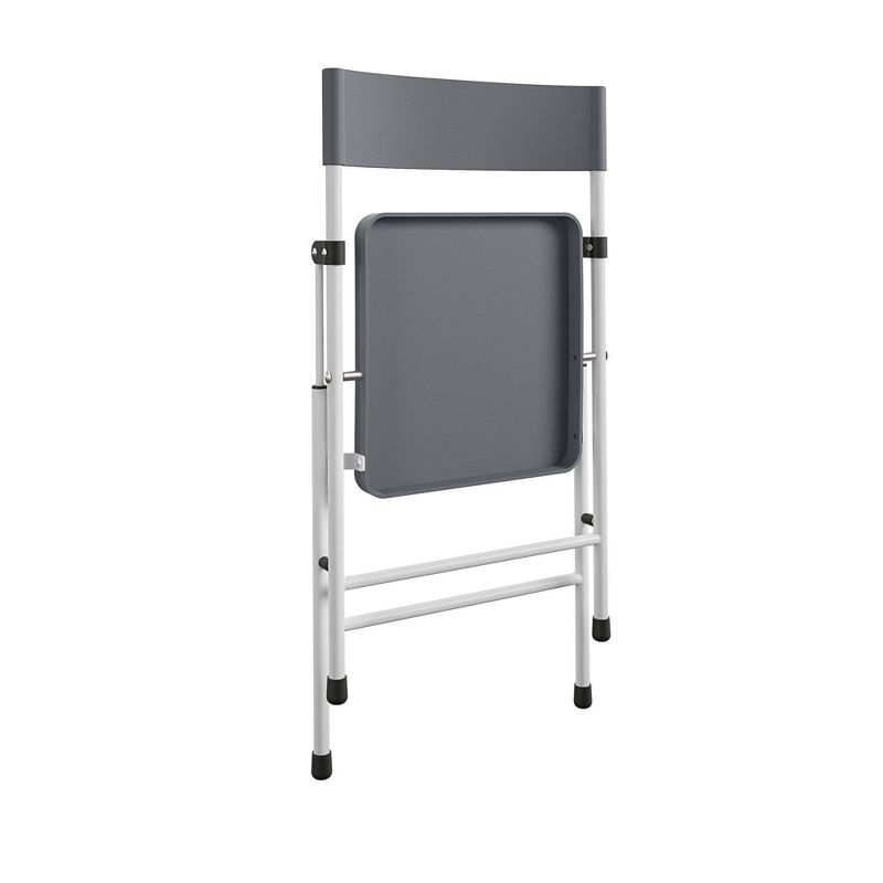 Cosco 3pc Kids&#39; Activity Set with Folding Chairs Gray/White, 4 of 13