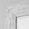 Head West 27" x 33" Driftwood Wall Mirror in Chrome/White: Modern Beveled Glass, Rectangle, No Assembly Required - 3 of 4