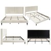 NicBex Queen/King High Back Wooden Bed Frame with Boucle Upholstered Headboard & Side Panels,Modern Platform Bed,No Box Spring Needed - 4 of 4