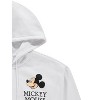 Ladies Mickey Mouse Fashion Hoodie - Disney Mickey and Minnie Mouse Classic Zip Up Hoodie Sweatshirt (White, Large) - 4 of 4