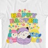 Squishmallows Happy Easter! Youth White Crew Neck Short Sleeve Tee - 2 of 3