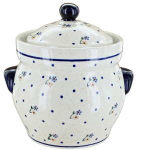Blue Rose Polish Pottery 1125 Zaklady Small Container - 1 of 1