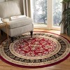 Lyndhurst Sarouk LNH331 Power Loomed Rugs - Safavieh - 2 of 3