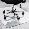 Floortex - 36"x48" Glaciermat Heavy Duty Glass Chair Mat for Hard Floors & Carpets Crystal Clear - 4 of 4
