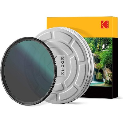 72mm Slim KODAK IR Neutral Density Filter ND16 Filter Stops Overexposure Reduces Depth of Field Captures Motion Reduces Infrared for Color Accuracy Nano Multi-Coated 16-Layer Glass w/Mini Guide