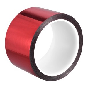 Unique Bargains Adhesive Mirror Finish Decor Metalized Polyester Crafts Tapes - 1 of 4
